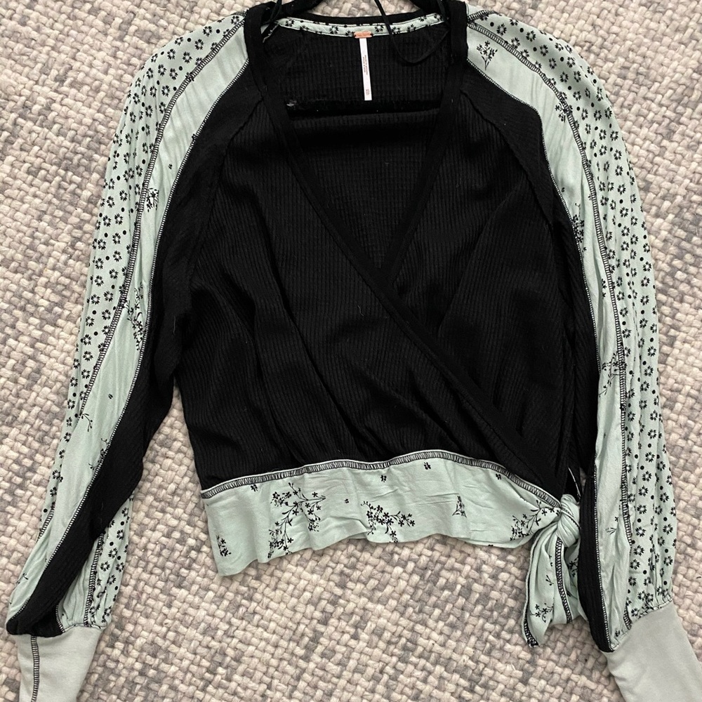 XS Free People Long Sleeve Blouse
